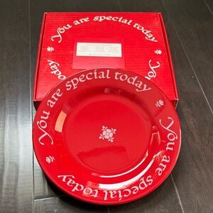 Waechtersbach Red 'You Are Special Today' Plate